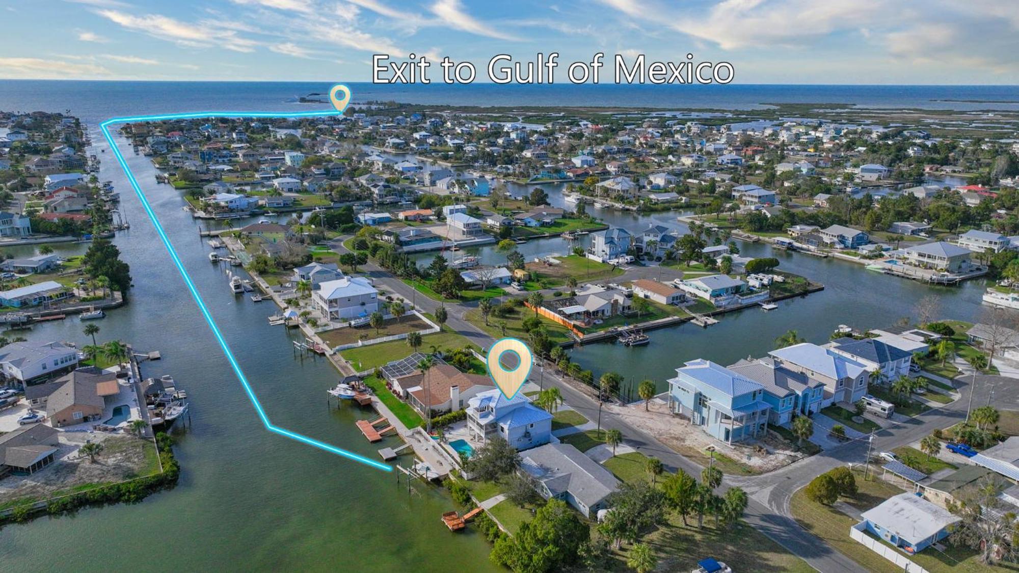 5 Bed3Bath Waterfront Pool Home With Full Gym, Office, And Heated Pool! Hernando Beach Dış mekan fotoğraf